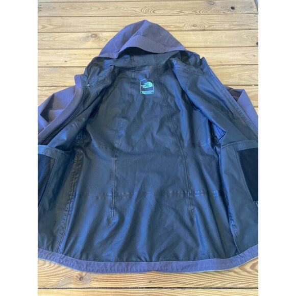 The North Face Full Zip Waterproof Hooded Jacket Size Medium Women’s Purple Grey - Picture 4 of 9